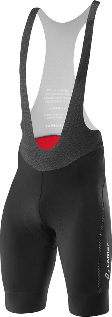 Löffler short M Trägerhose Hotbond RF XT für Herren-Schwarz