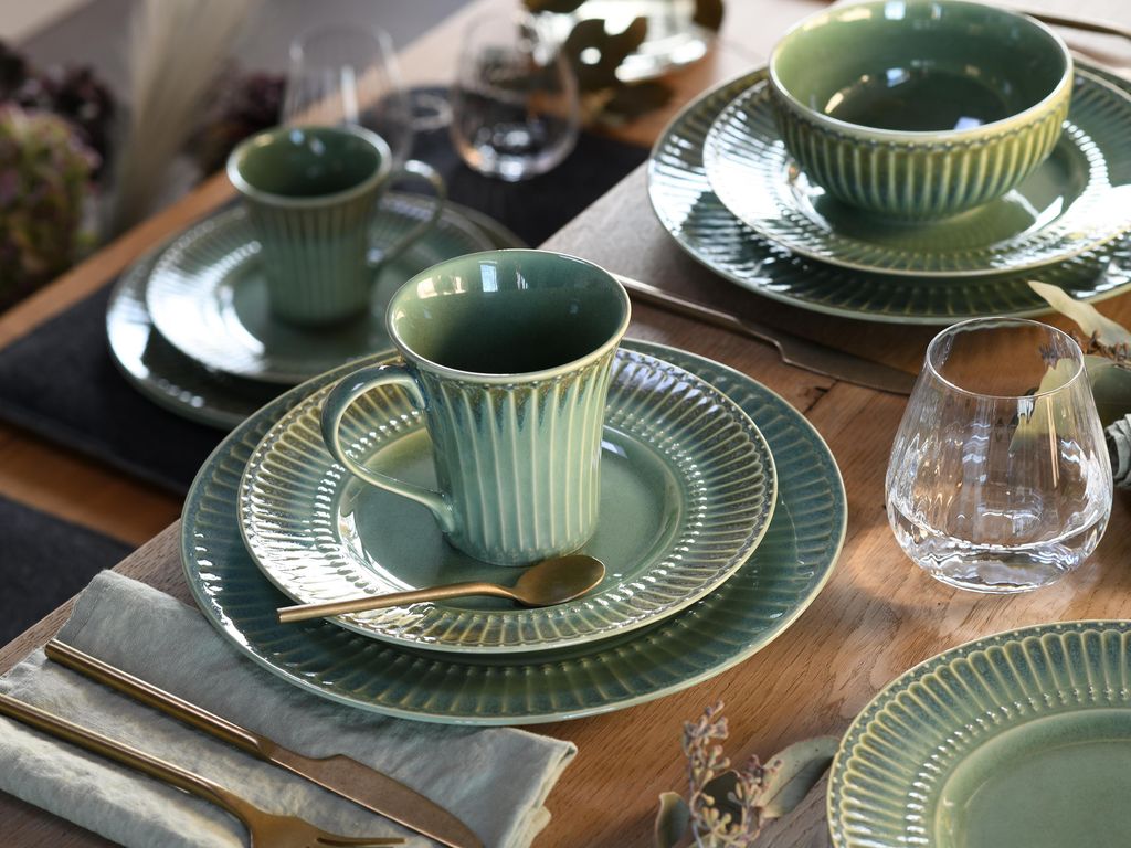 CreaTable, 24490, Celadon Grün, Kombiservice 16-tlg