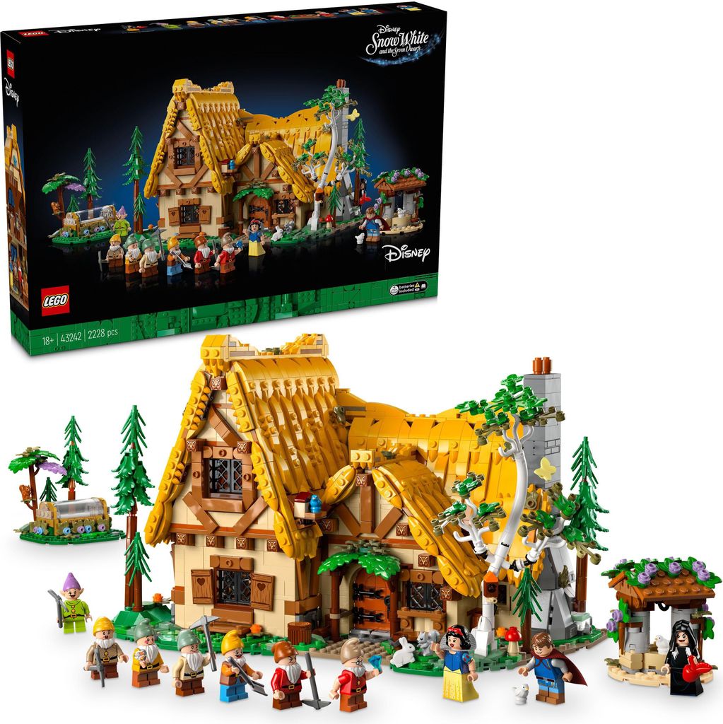 LEGO 43242 Disney Królewna Śnieżka i siedmiu krasnoludków Zdjęcie produktu 