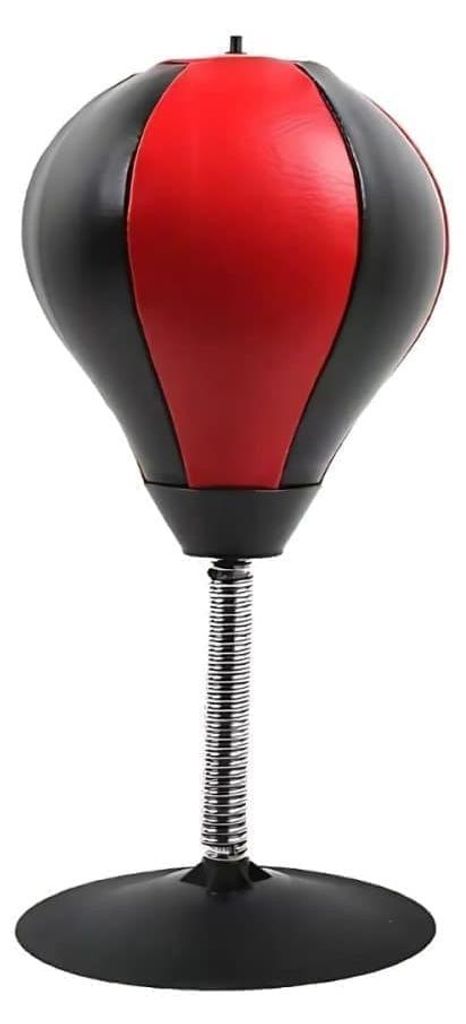 Vitu Tisch Boxsack - Lustiger Anti Stress Boxball mit Saugnapf für Büro und Zuhause