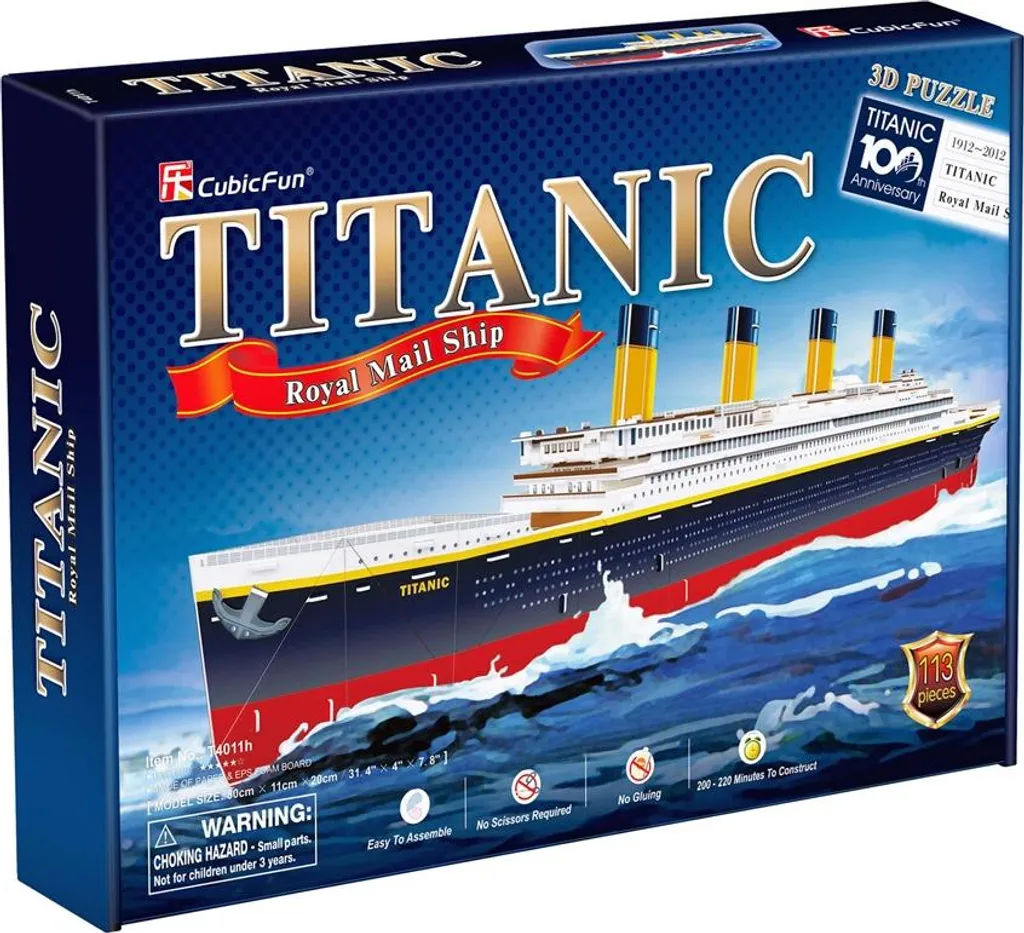 Activité Créative Puzzle 3D Titanic DANTE Cadeau Idéal Modélisme - 2