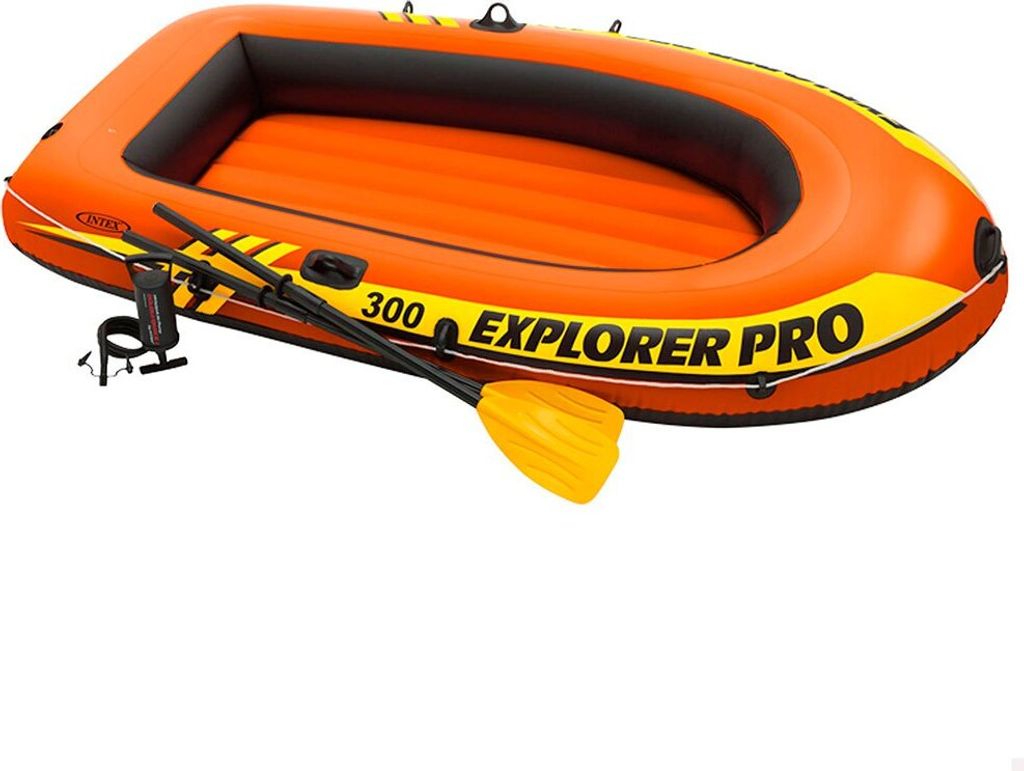 Ponton dmuchany, Explorer Pro 300 +wiosła + pompka Intex Zdjęcie produktu 