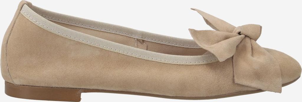 Lüke Schuhe SIBILLA CAMEL, Ballerina in Braun für Damen, Größe 36