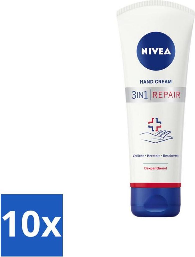 NIVEA - Handcreme - 3-in-1 Repair - Lindert - Regeneriert - Produktbild 