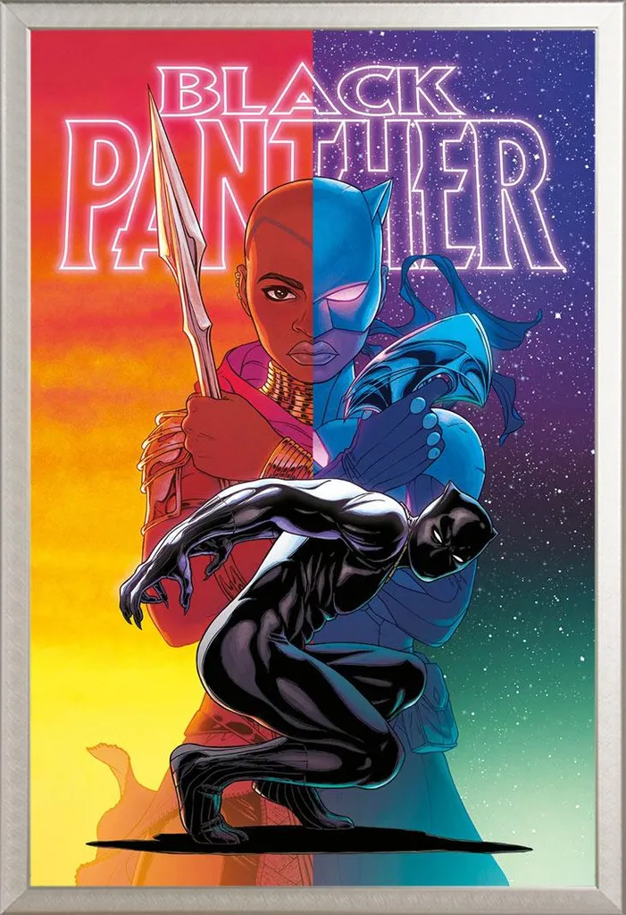 Black Panther Wakanda Forever Poster Maxi + Cornice Shinsuke Argento