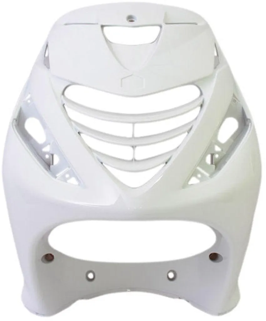 Bordure pare-brise blanc brillant ultra résistant pour Piaggio Zip SP