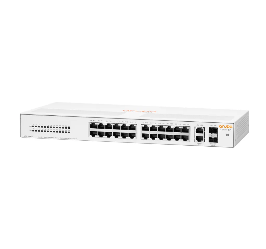 Évitez les Latences Réseau avec le Switch Aruba 1430 R8R50A 26G 2SFP