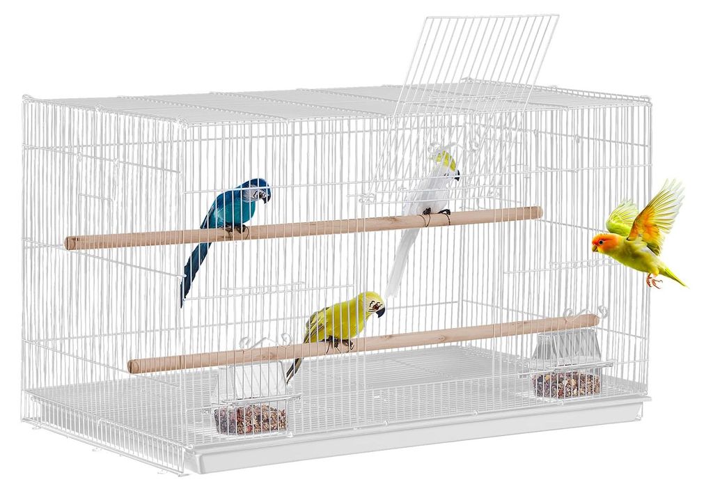 VEVOR Vogelkäfig, 760x460x455mm Metallkäfig für kleine Produktbild 