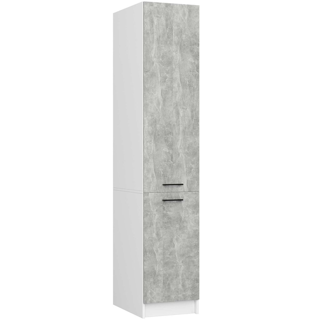 Słupek kuchenny OLIWIA Biała, Beton 40x57x205 cm Zdjęcie produktu 