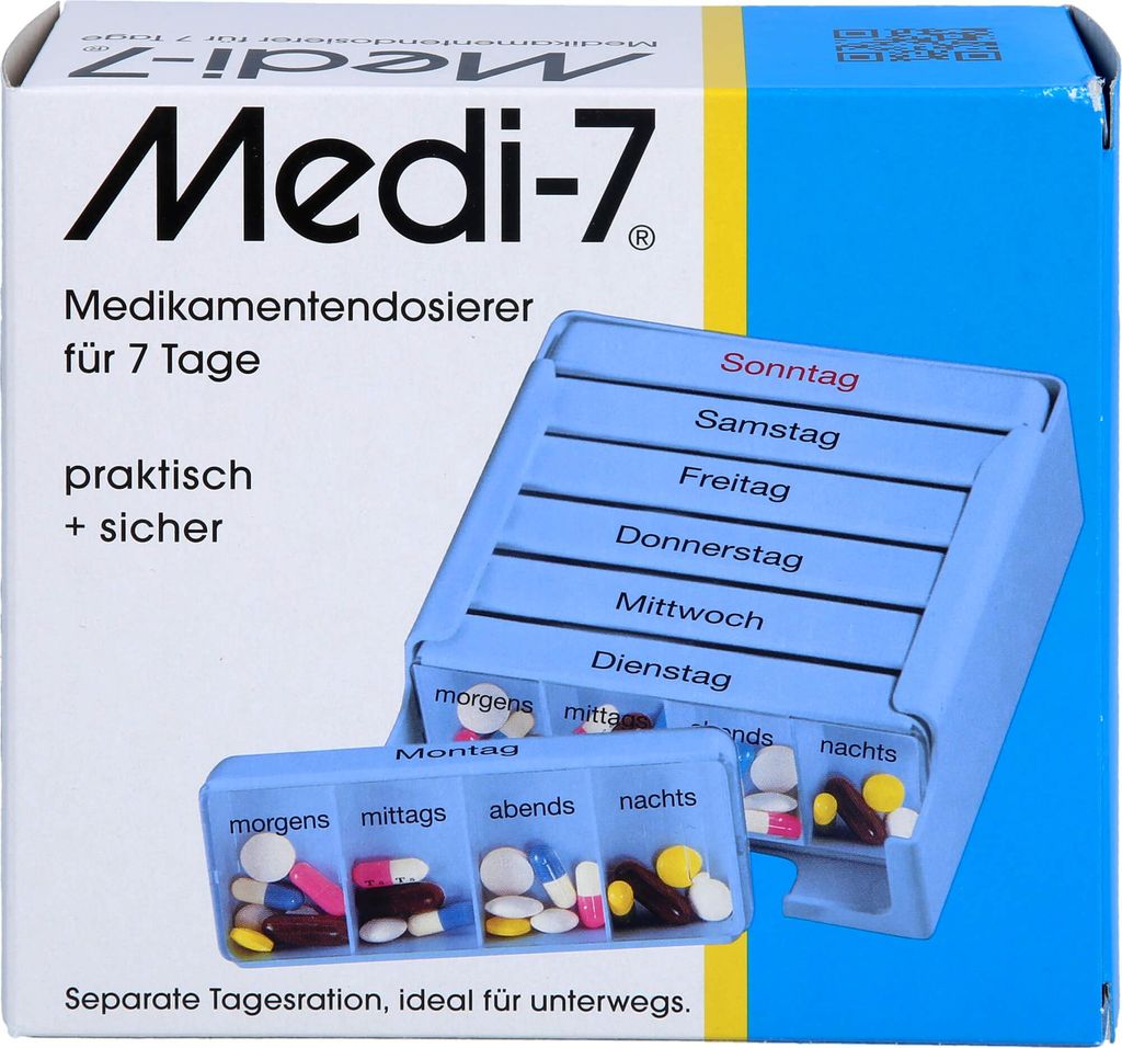 Medi 7 medicína dos.f.7 dní modrá 1 ks Obrázok produktu 