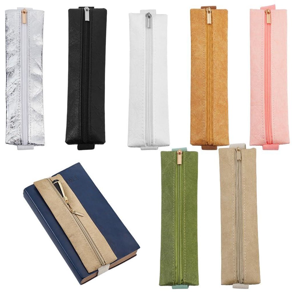 Set mit 7 elastischen Notizbuchbändern in 7 Farben, für Notizbücher, Papier, Federmäppchen, verstellbar, schlank, für Schulplanerzubehör und ...