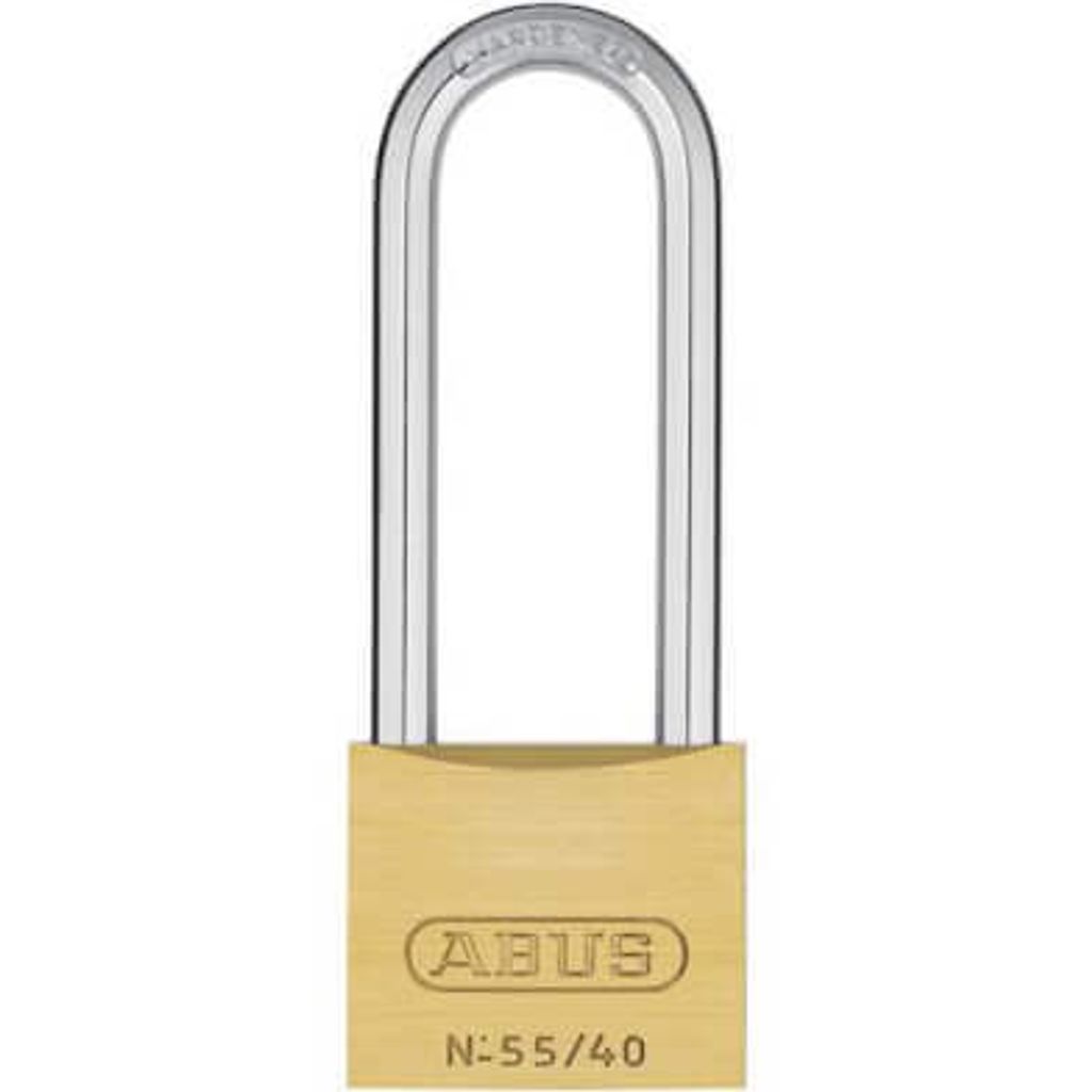 Abus Handlot Solid 55 40 mm Gold - Diskus lang - Schlüsselschloss