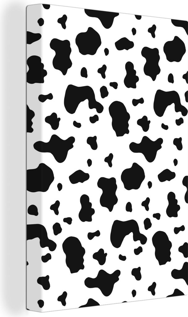 OneMillionCanvasses - Leinwandbilder - 90x140 cm, Druck - Safari - Kuh, Wandbilder Kunstdruck Wanddekoration - Wandschmucke - Schlafzimmer