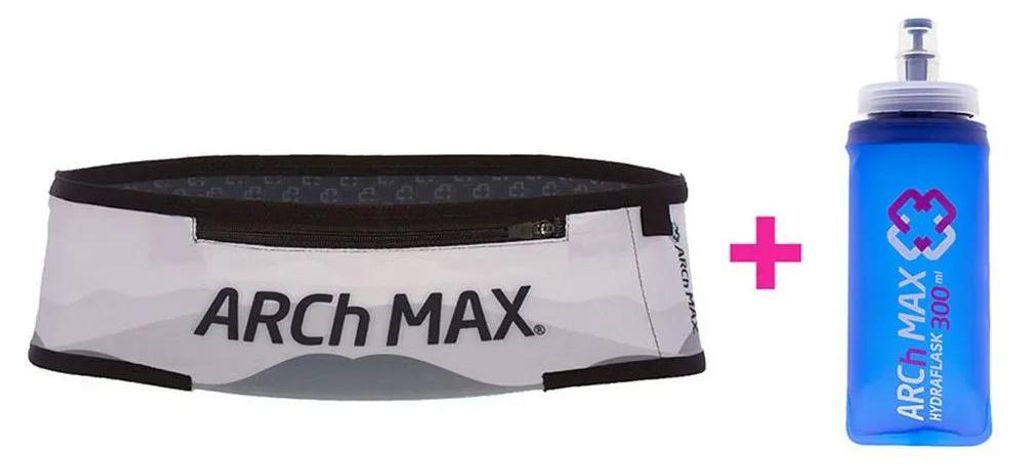 Arch Max Pro Zip+1sf300ml Laufgürtel Grau S-M Grau S-M