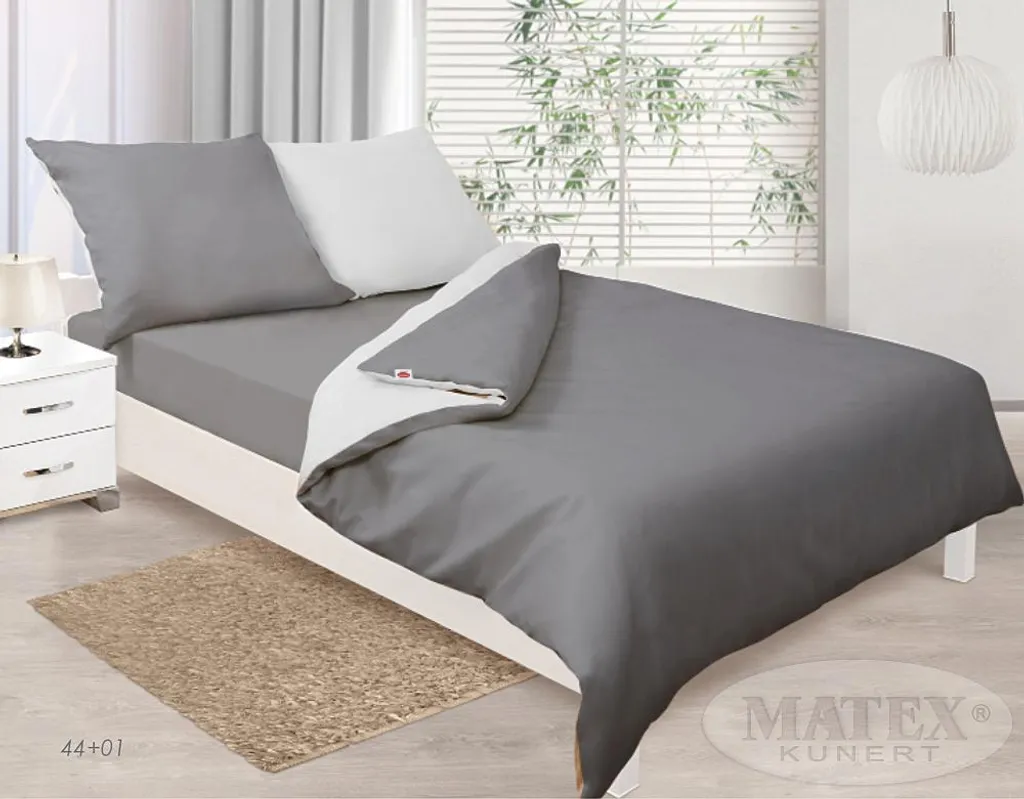 Draps en satin 160x200 pour lit double nuances de gris déco moderne