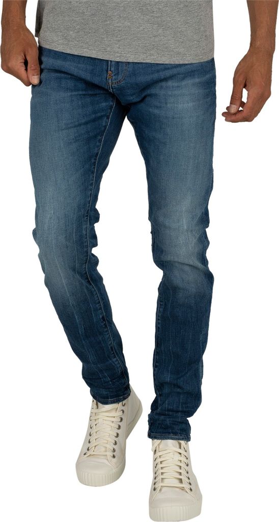G-Star Herren Revend - Röhrenjeans, Blau 36W x 36L