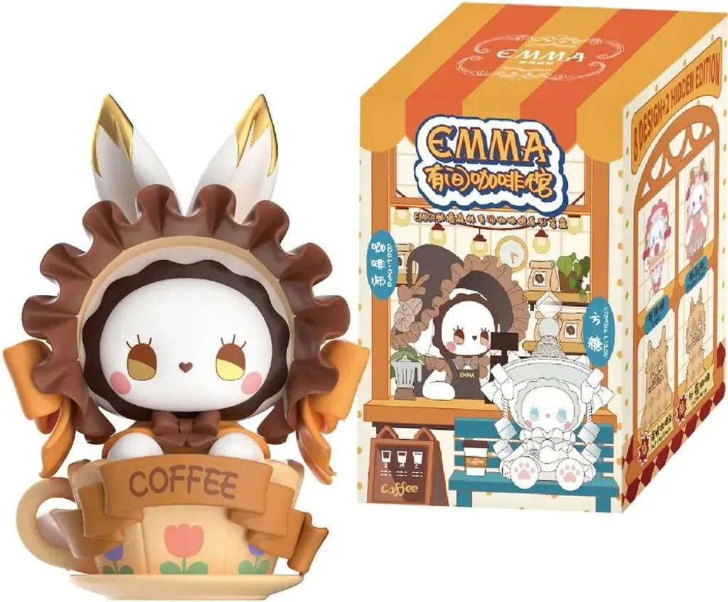 Lucky Emma Coffee Shop figurine mystère aux détails fins Secret Forest