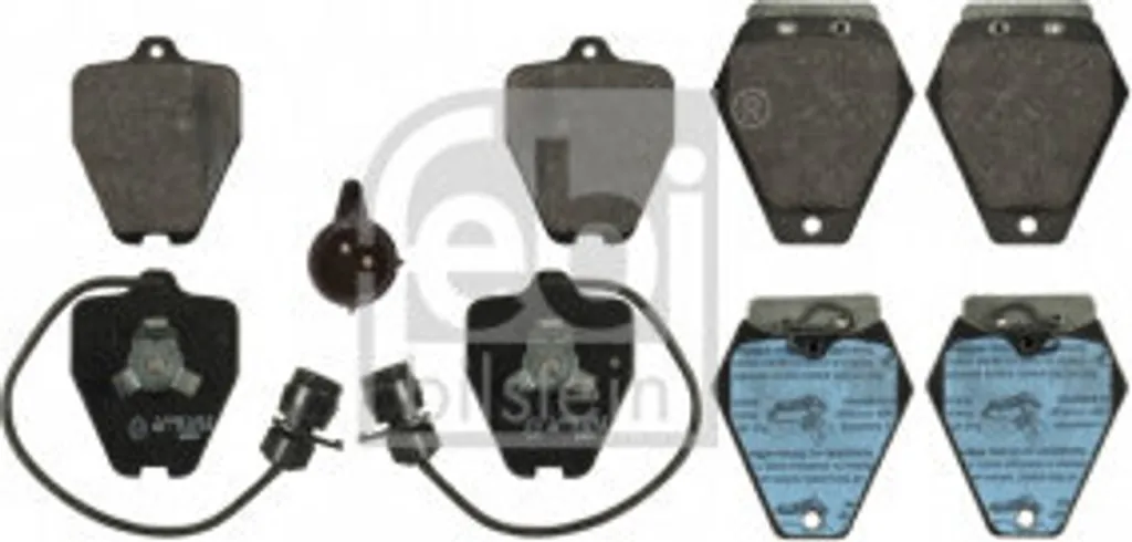 Jeu de plaquettes de frein FEBI 16762 pour Audi A8 berline de luxe