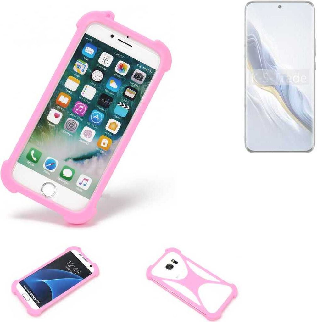 K-S-Trade Handy Hülle kompatibel mit Honor Magic6 Schutz Hülle Bumper Silikon Schutz Hülle Cover Case Silikoncase Silikonbumper TPU Softcase