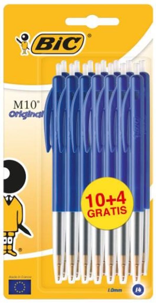 BIC M10 Clic, Niebieski, 10 szt. Zdjęcie produktu 