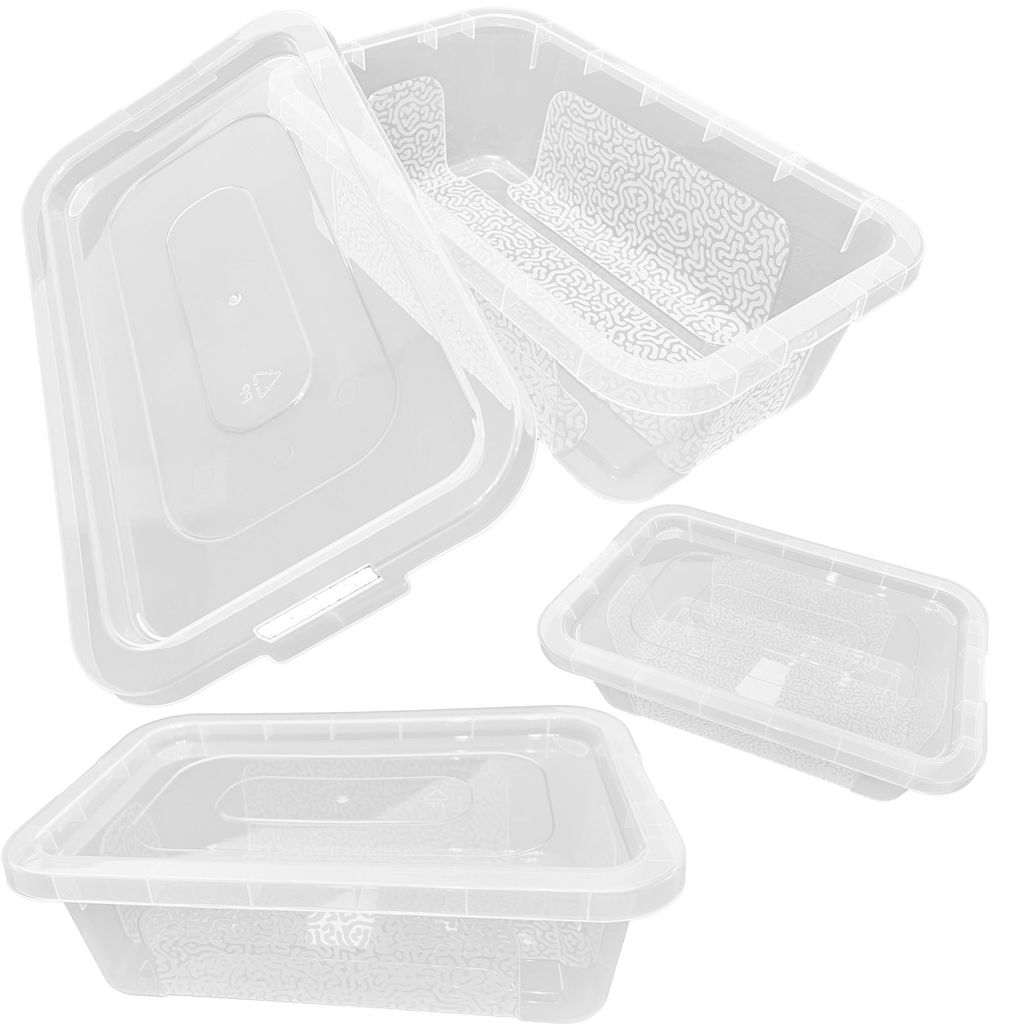 Aufbewahrungsbox Mit Deckel Kunststoffbehälter Container Produktbild 7