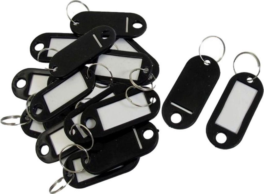 HUAZIZ 150 Schlüsselanhänger Set - Beschriftbare Schlüsselschilder In 10 Farben, Mit Rings