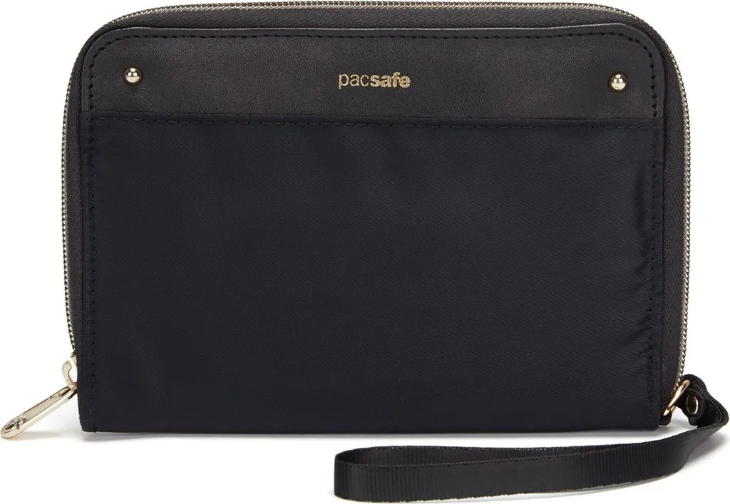 Portefeuille de voyage anti-RFID Pacsafe Noir Organiseur Compact 11021