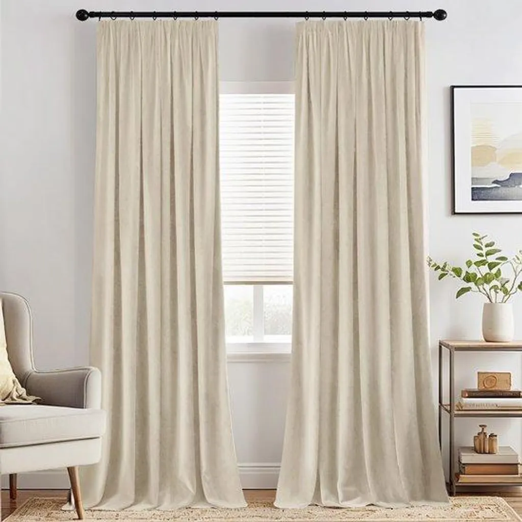Rideaux pour Salon et Chambre Isolants - Pack de 2 Pièces 140x260 cm