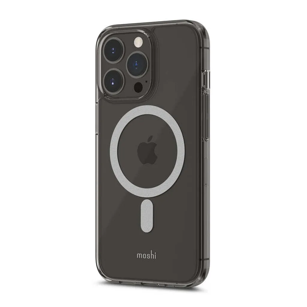 Coque transparente iPhone 13 Pro MagSafe Moshi anti-rayures cristal