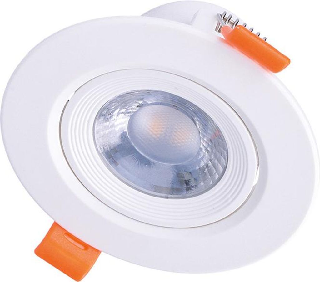 Solight LED-Deckenstrahler, 9W, 720lm, 3000K, rund, weiß