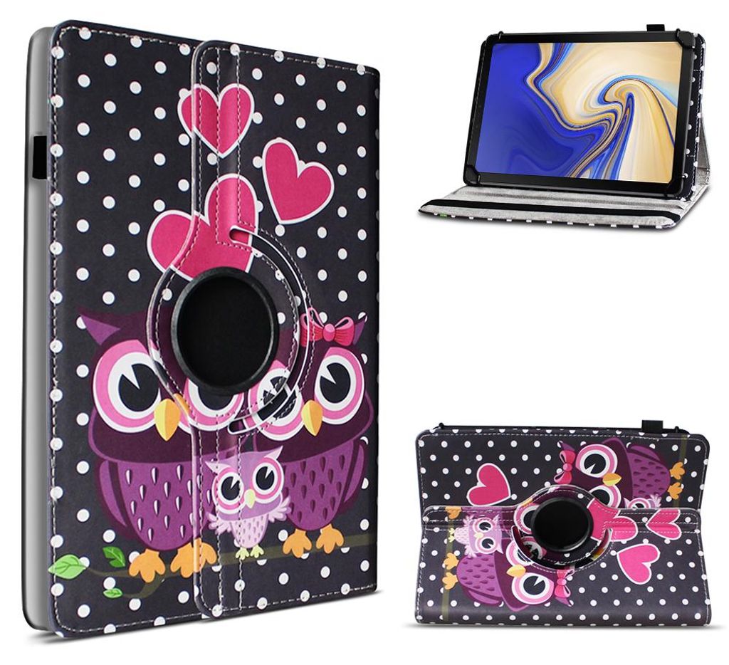 Tablet Tasche für Samsung Galaxy Tab S4 10.5 Hülle Schutzhülle Case 360° DrehbarFarben:Motiv 5