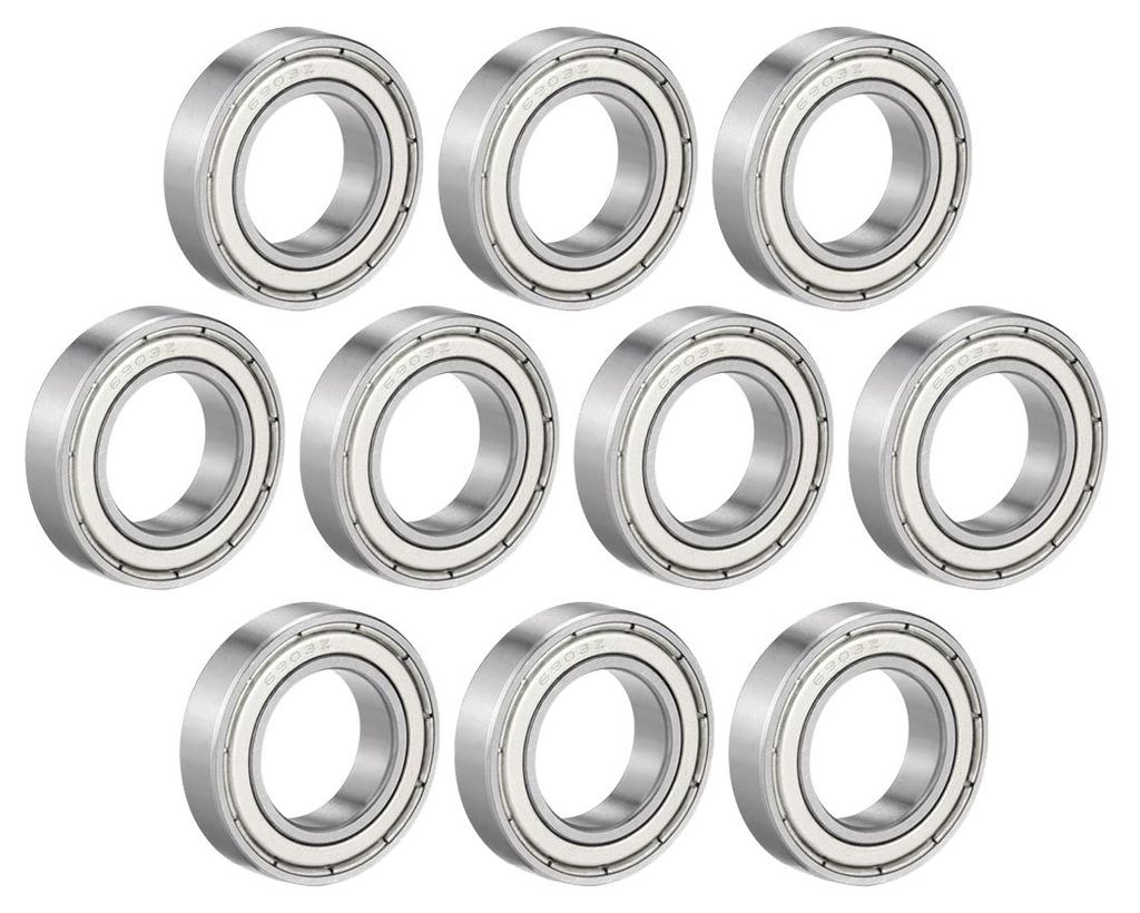 10Stk.Tief Falz Kugel 6903Z Einzelnen Schild 17mmx30mmx7mm verchromt Stahl Lager