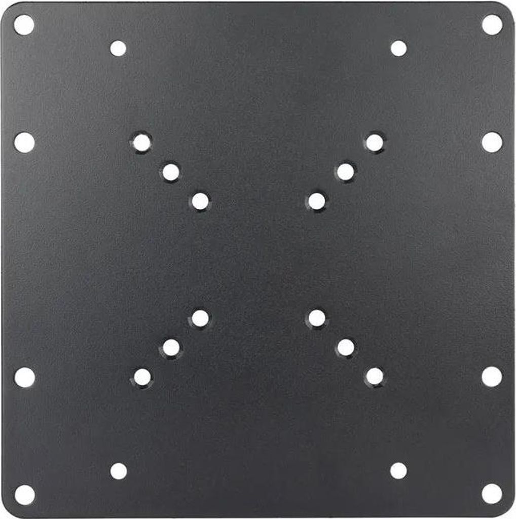 TooQ VMA0200-B, Geräteplatte, 50 x 50,75 x 75,100 x 100,100 x 200,200 x 100,200 x 200, 58,4 cm (23"), 106,7 cm (42"), 30 kg, Schwarz