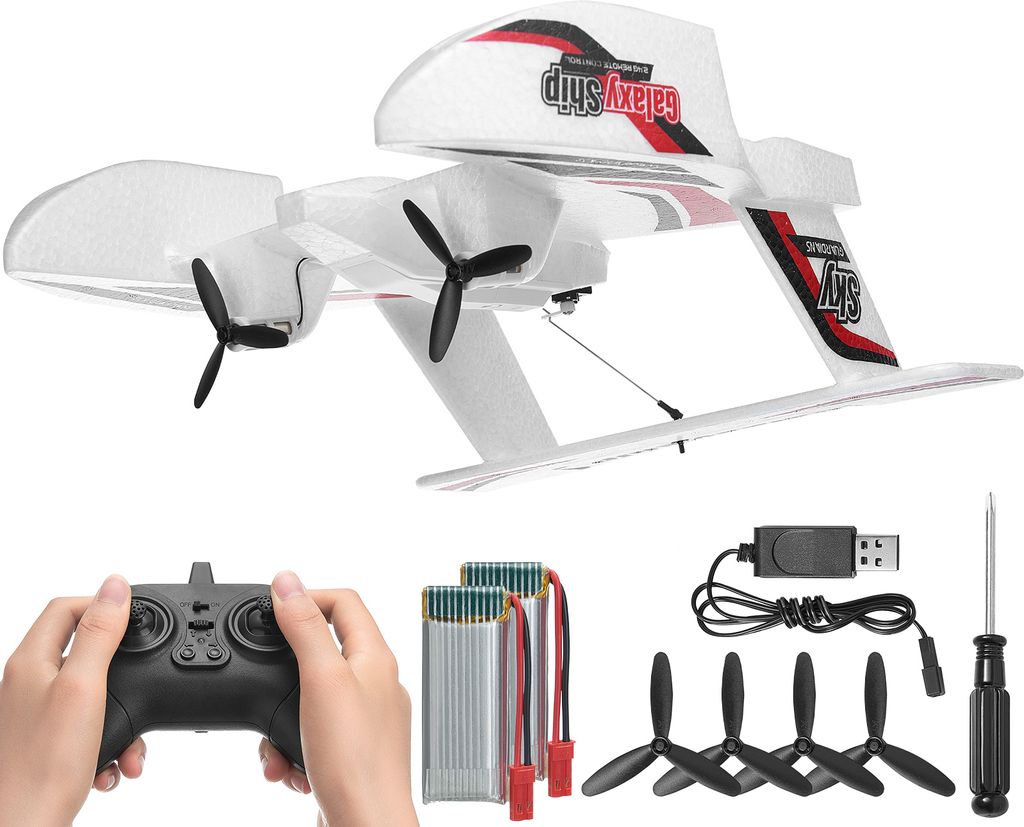 SucceBuy RC-Flugzeug – 2,4 GHz, 3 Kanäle, 6-Achsen-Gyro, 2 Produktbild 