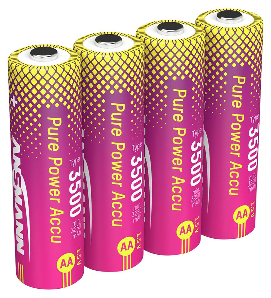ANSMANN 1312-0042 ANSMANN Akkus Pure Power Li-Ion Mignon AA Image du produit 