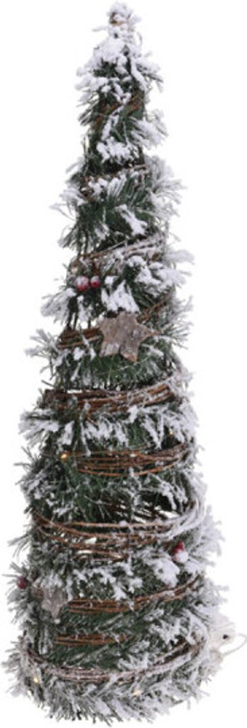 Weihnachtsbaum aus Rattan mit 30 LEDs – 60 cm