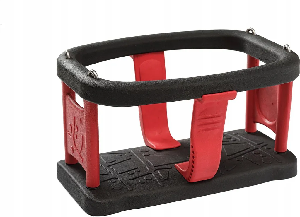 Siège Baquet Balançoire pour Bébé avec Insert Alu Renforcé Rouge