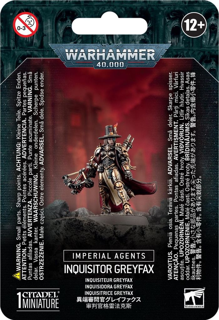 Warhammer 40.000 Imperial Agents Inquisitor Greyfax Produktbild 