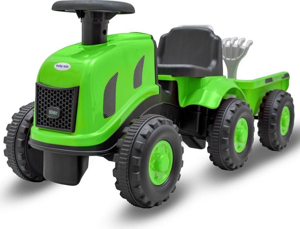 Kindertraktor mit Anhä nger Benny Baby Mix Benny grü n
