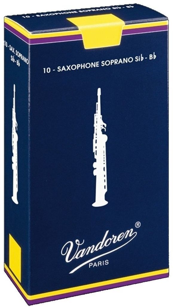 Vandoren Classic 3.5 Blatt für Sopran Saxophon