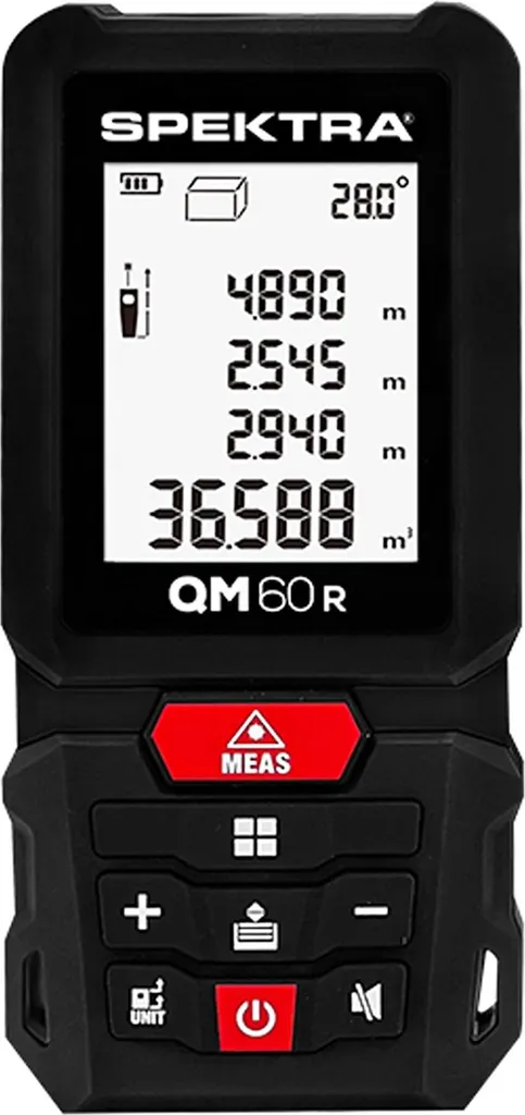 Mètre laser Spektra QM60R : Relevés intérieurs précis pour agencements