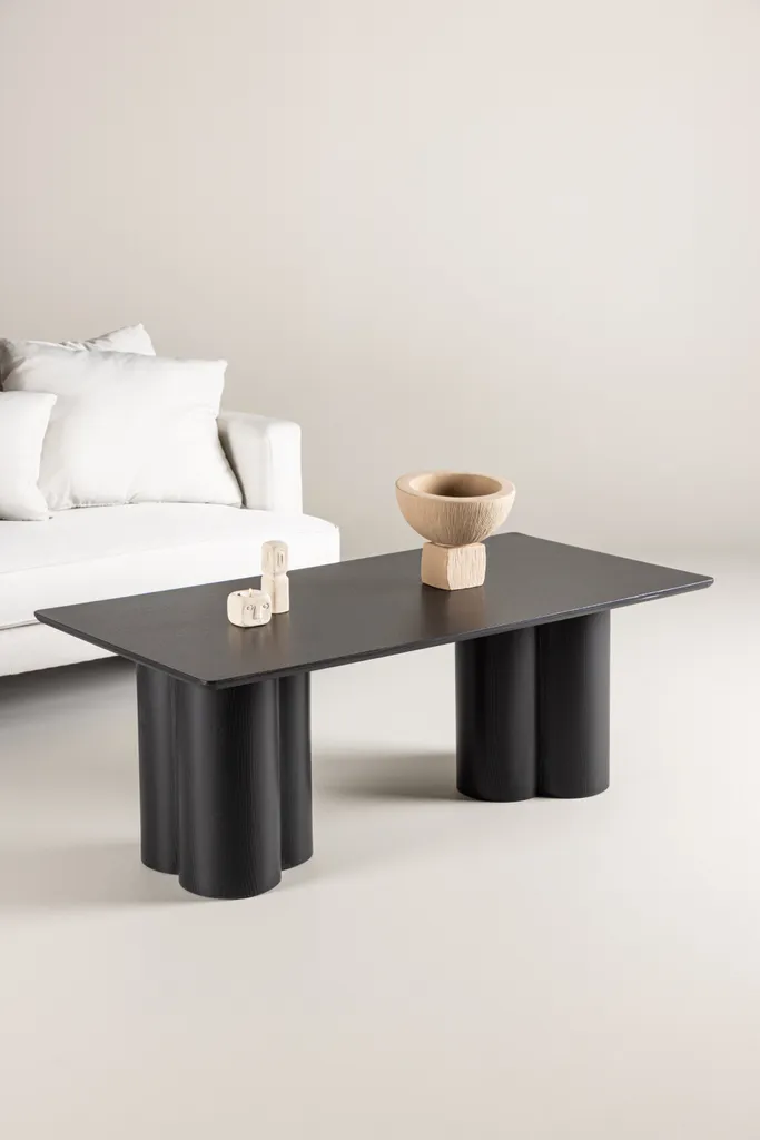 Table basse Olivia Noir Venture Home pour Salon Moderne et Convivial - 7