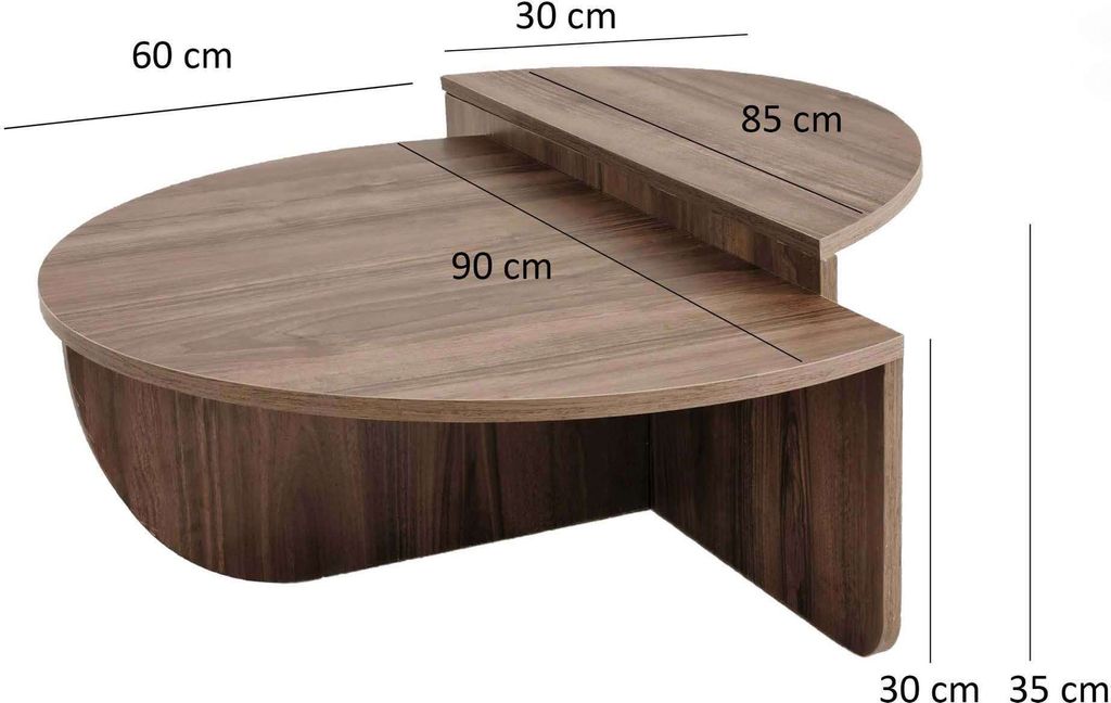 Skye Decor, Podium- Podium NOS, kolor orzechowy, stoliki Zdjęcie produktu 34