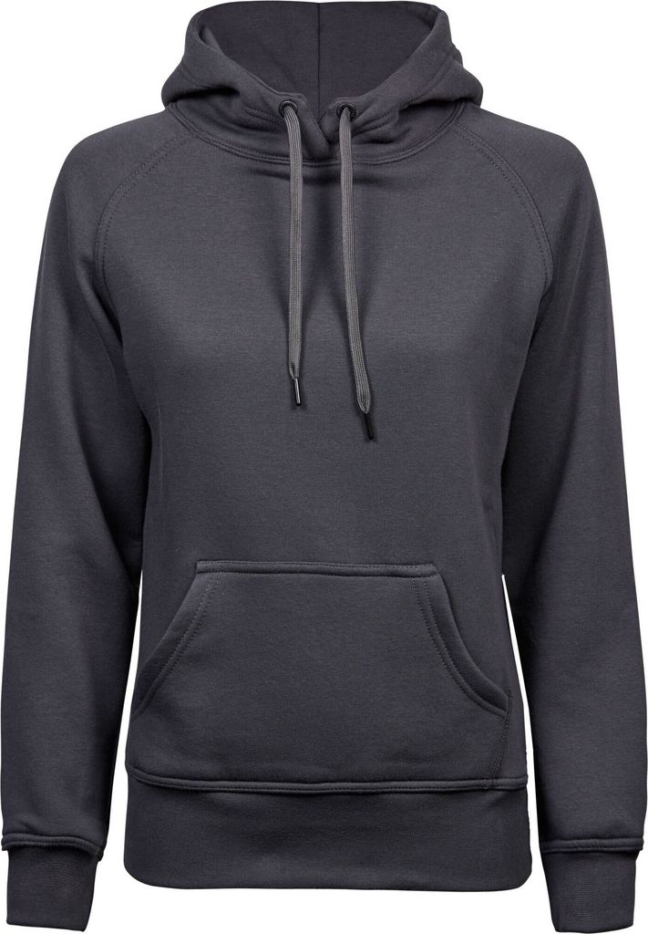 Tee Jays - Sweatshirt mit Kapuze für Damen BC5130 (M) (Dunkelgrau)
