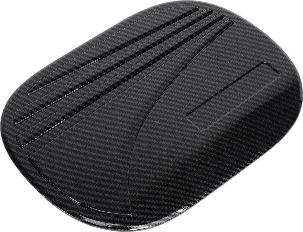 Kraftstofftankdeckel für Hyundai Tucson 2019-2020 Kraftstoffeinfüllklappe Abdeckung Klebetyp Carbon Fiber Schwarz ABS