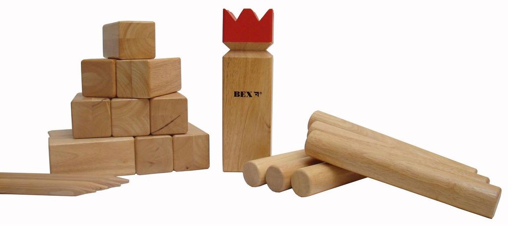 Jeu de Kubb Publicitaire en bois King - Goodies - Cadoétik Jeu de Kubb Publicitaire en bois King - Goodies - Cadoétik