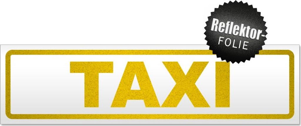 Taxi Magnetschild Schild magnetisch