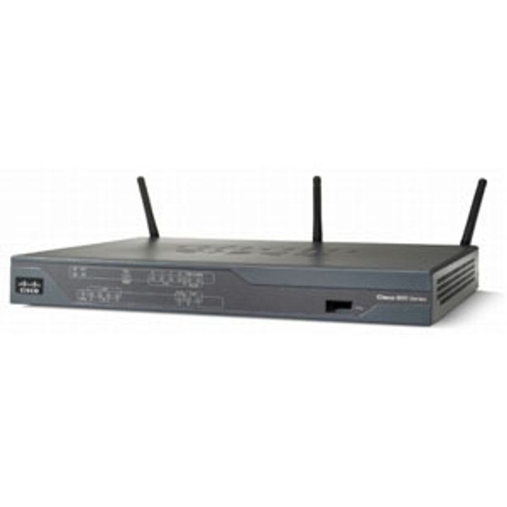 Cisco 888, Schnelles Ethernet, DSL-WAN, Schwarz
