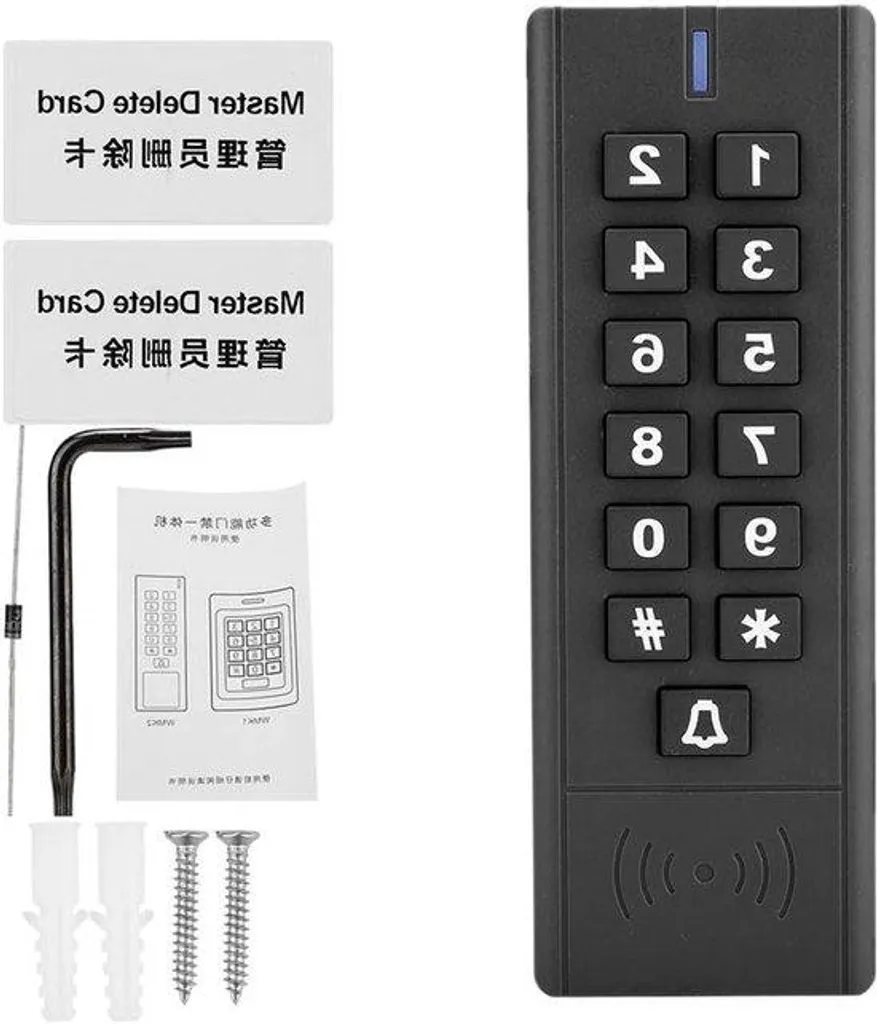 Clavier de contrôle d'accès étanche IP67 Wiegand 26 avec lecteur RFID