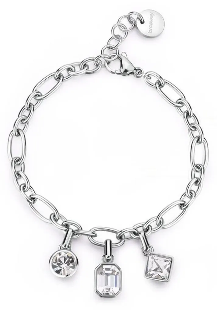 Bracelet Symphonia BYM191 scintillant en acier inoxydable durable
